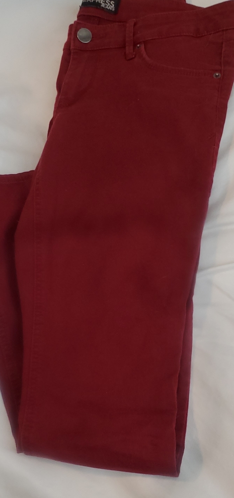 Express Maroon Jeans